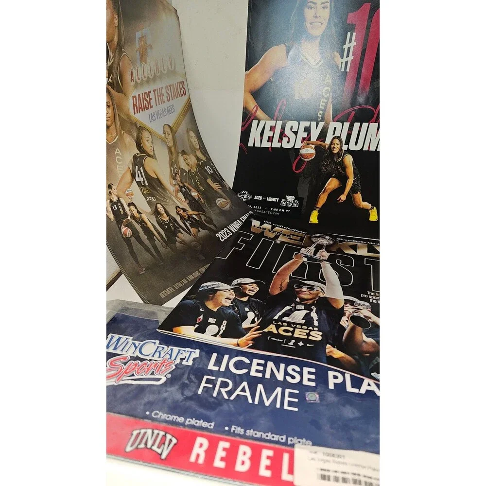 Lot 12 Vegas Sports Collectibles Aces WNBA Basketball Lights Soccer UNLV Rebels